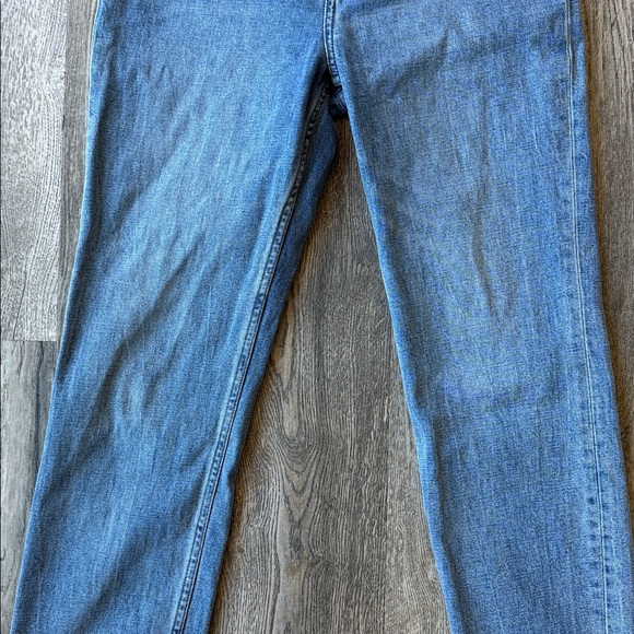 Abercrombie & Fitch Jeans Blue Denim The Ankle Straight Ultra High Rise Size 4 - Picture 4 of 8